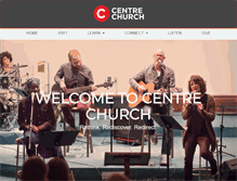 Tablet Screenshot of centrechurch.org